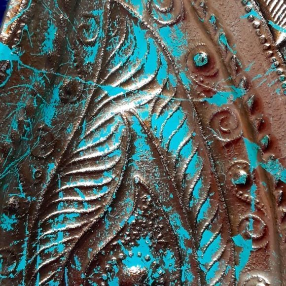 Tear Drop Glass Tray 16×10in. - Picture 3 of 10